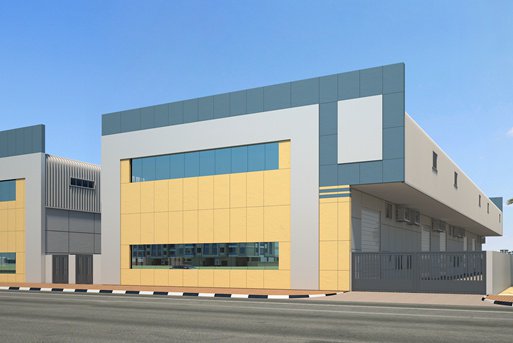 迪拜 G+M 棚屋在阿聯酋的夾層和曲線屋簷
