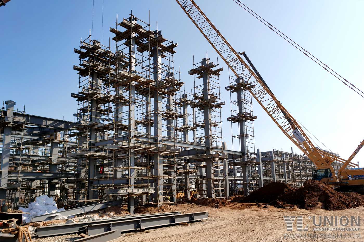 Fabrication and Erection for Steel Platforms with an Annual Output of 150,000 Tons of Maleic Anhydride